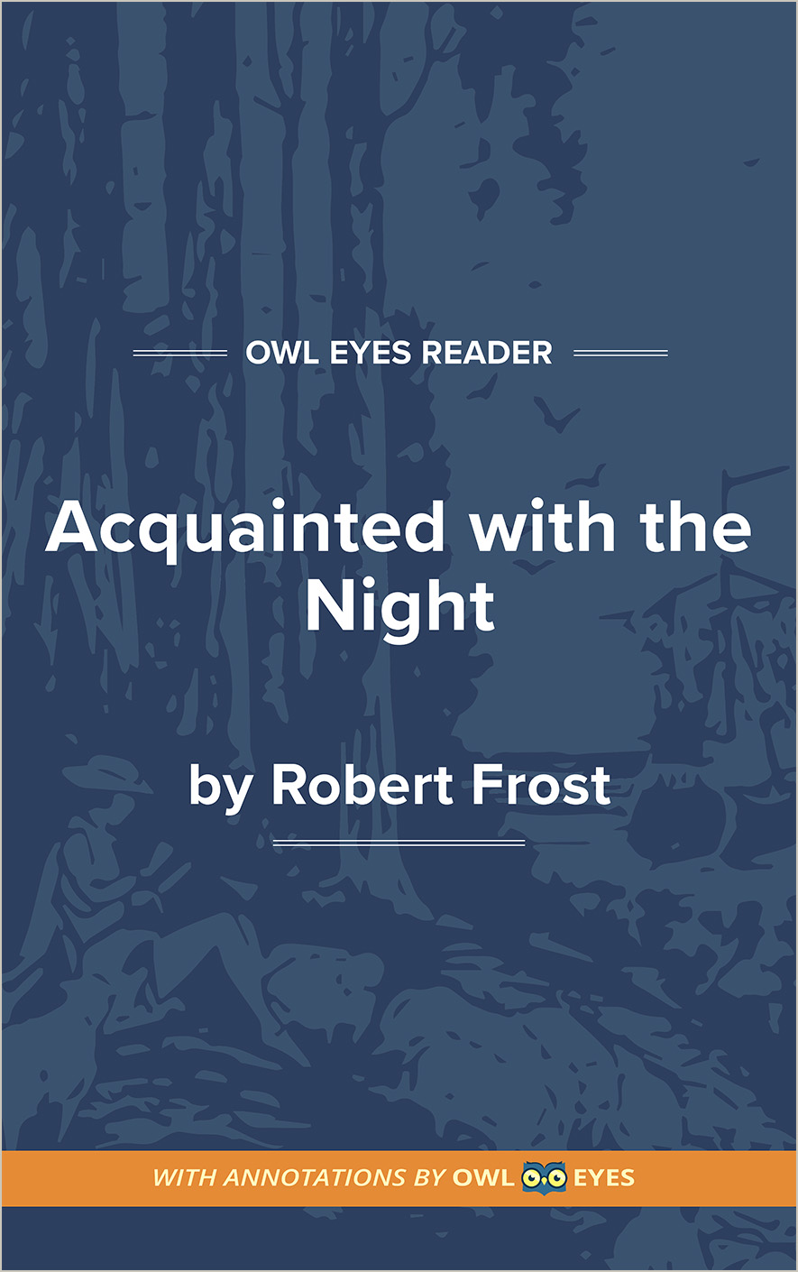 Acquainted with the Night Cover Image