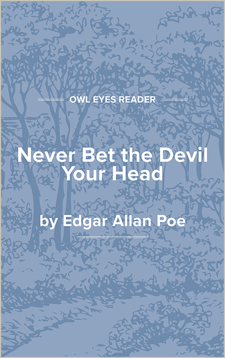 Never Bet the Devil Your Head Cover Image