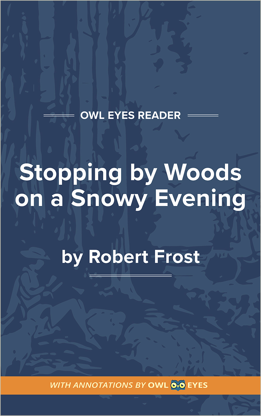 Stopping by Woods on a Snowy Evening Cover Image