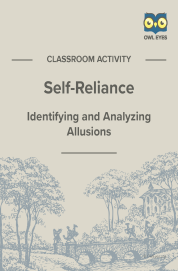 Cover image for Self-Reliance Allusion Activity