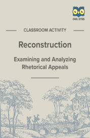 Cover image for Reconstruction Rhetorical Appeals Activity