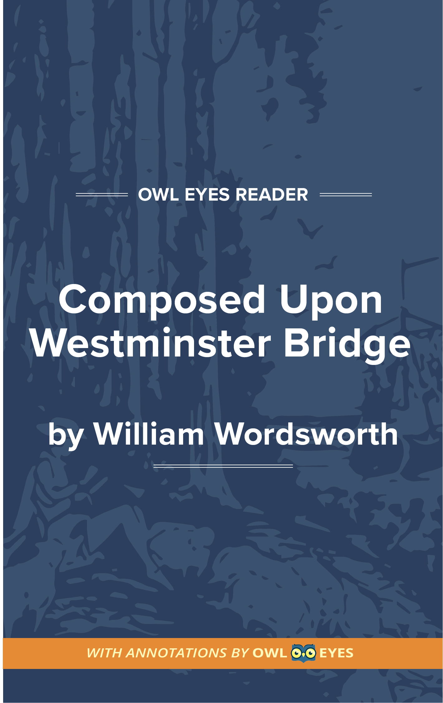 Composed upon Westminster Bridge, September 3, 1802 Cover Image