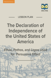 Cover image for The Declaration of Independence Lesson Plan