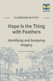 Cover image for Hope Is the Thing With Feathers Imagery Activity