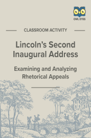 Cover image for Second Inaugural Address Rhetorical Appeals Activity