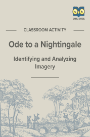 Cover image for Ode to a Nightingale Imagery Activity