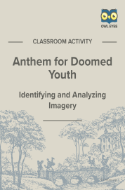 Cover image for Anthem for Doomed Youth Imagery Activity