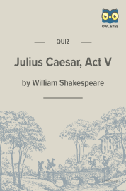 Cover image for Julius Caesar Act V Quiz