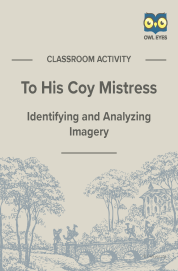 Cover image for To His Coy Mistress Imagery Activity