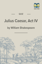 Cover image for Julius Caesar Act IV Quiz