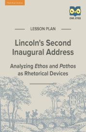 Cover image for Second Inaugural Address Rhetorical Devices Lesson Plan