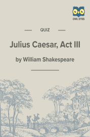 Cover image for Julius Caesar Act III Quiz