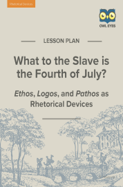 Cover image for What to the Slave Is the Fourth of July? Rhetorical Devices Lesson Plan