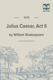 Cover image for Julius Caesar Act II Quiz