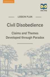 Cover image for Civil Disobedience Rhetorical Devices Lesson Plan