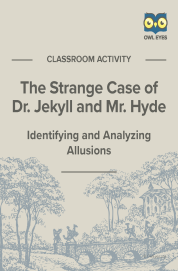 Cover image for Dr. Jekyll and Mr. Hyde Allusion Activity