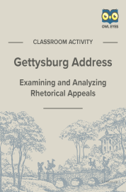 Cover image for Gettysburg Address Rhetorical Appeals Activity