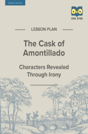 Cover image for The Cask of Amontillado Literary Devices Lesson Plan