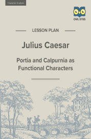 Cover image for Julius Caesar Character Analysis Lesson Plan